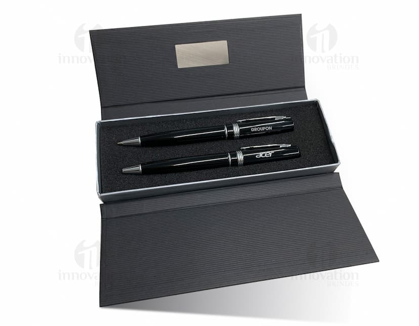 kit caneta e lapiseira Personalizado