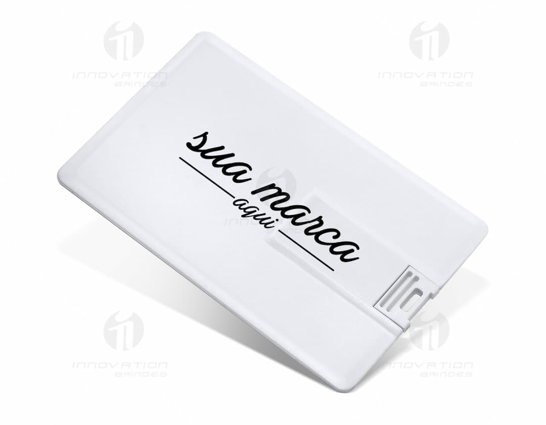 pen card plastico retangular 4gb Personalizado