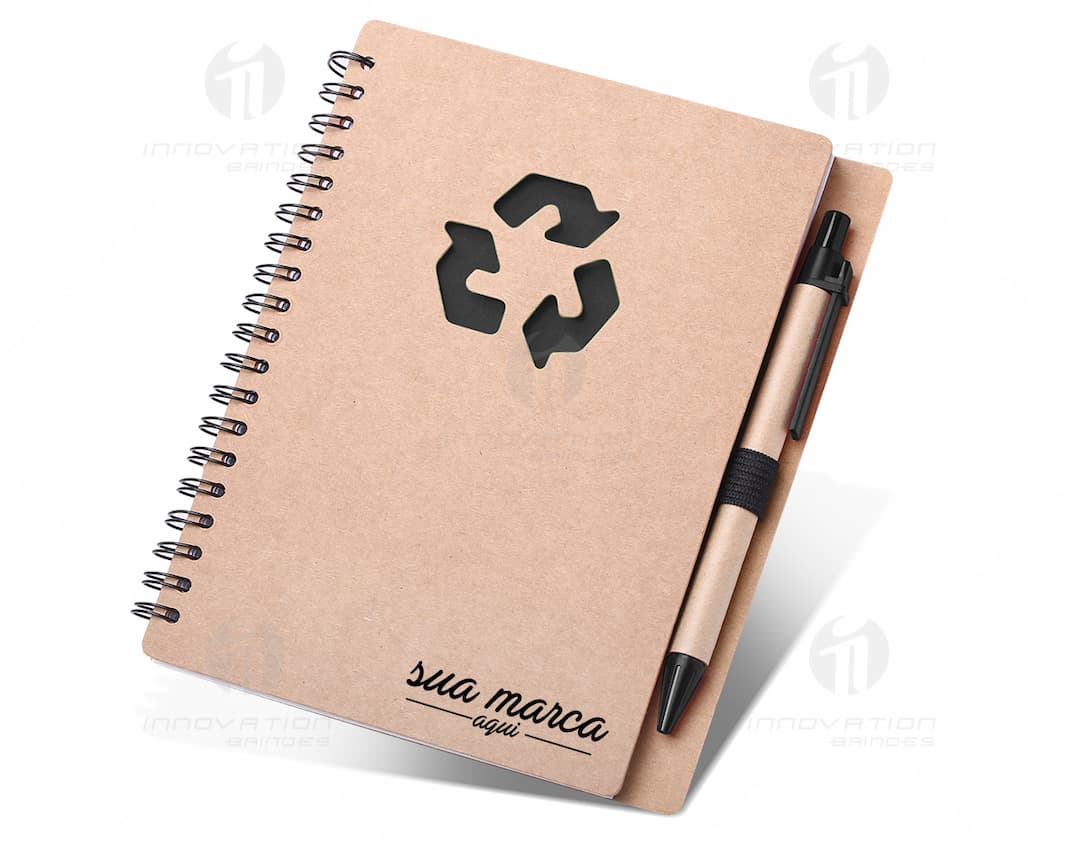 bloco de anotações ecológico Personalizado