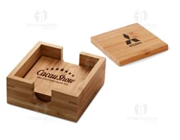 Suporte para copos vintage em caixa de papelão castanho. Perfeito para presentear ou armazenar. Feito de material reciclado