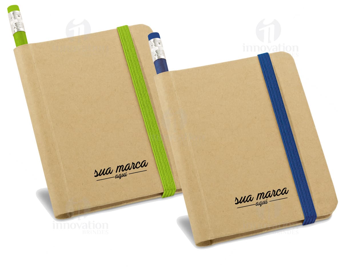 Bloco de anotações ecológico, perfeito para escrita e organização. Ideal para o escritório ou estudo, feito com material reciclado. Aproveite!