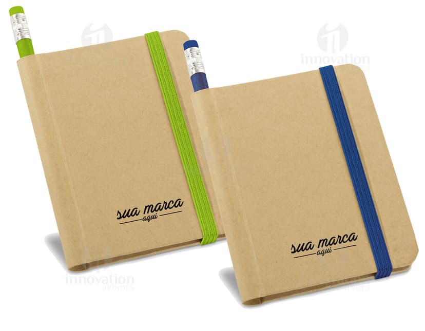 Bloco de anotações ecológico, perfeito para escrita e organização. Ideal para o escritório ou estudo, feito com material reciclado. Aproveite!