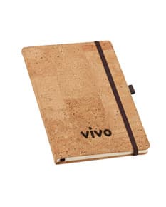Bloco de anotações de cortiça vintage com textura de papel antigo e envelhecido. O design é desgastado e sujo, com manchas e vincos, remetendo a um estilo antigo e áspero. Perfeito para quem aprecia um aspecto envelhecido e retro em seus materiais de escritório.