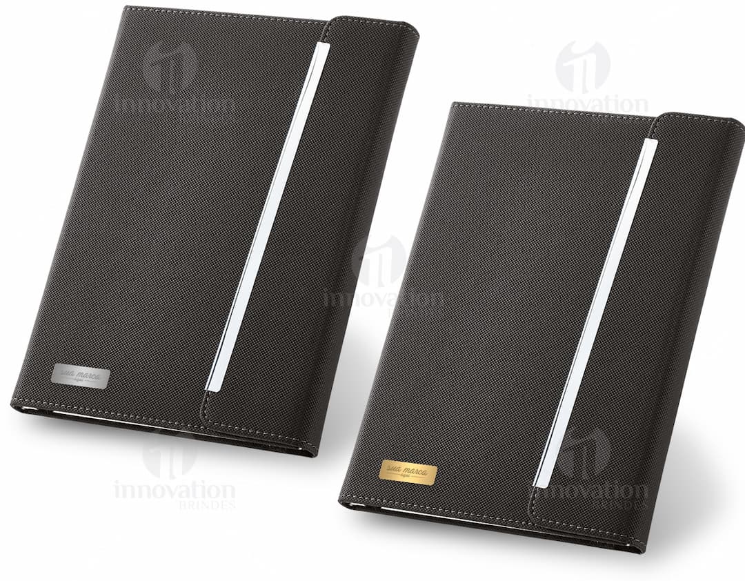 Bloco de anotações de couro - Perfeito para organizar suas ideias e anotações de forma elegante e profissional. Feito em couro de alta qualidade, ideal para acompanhar você em reuniões, no escritório ou na faculdade. Garanta o seu agora!