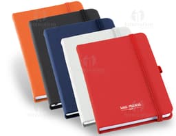 Moleskine 14x9 cm - 25 - Um elegante bloco de notas em couro sintético, perfeito para organizar suas anotações, lembretes e