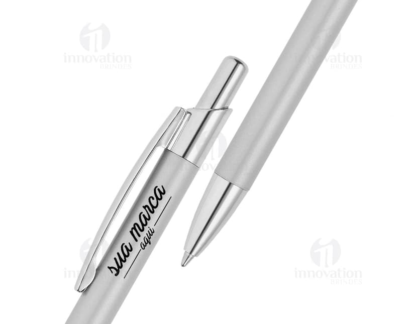 Caneta de metal elegante e durável para escrita profissional e criativa. Ideal para negócios, estudos e artes. Escolha a qualidade para suas anotações com a caneta de metal - 90. Acesse já!