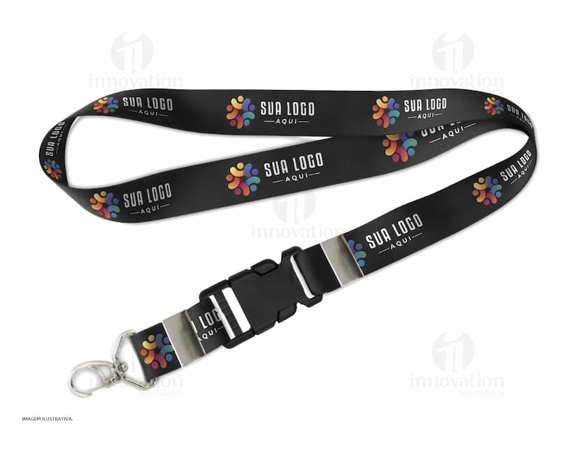 Cordão para crachá 85 x 2 cm - Mantenha seu crachá sempre à mão com nosso prático cordão. Feito com material de alta qualidade, resistente e durável. Ideal para eventos, empresas e instituições. Garanta segurança e praticidade!