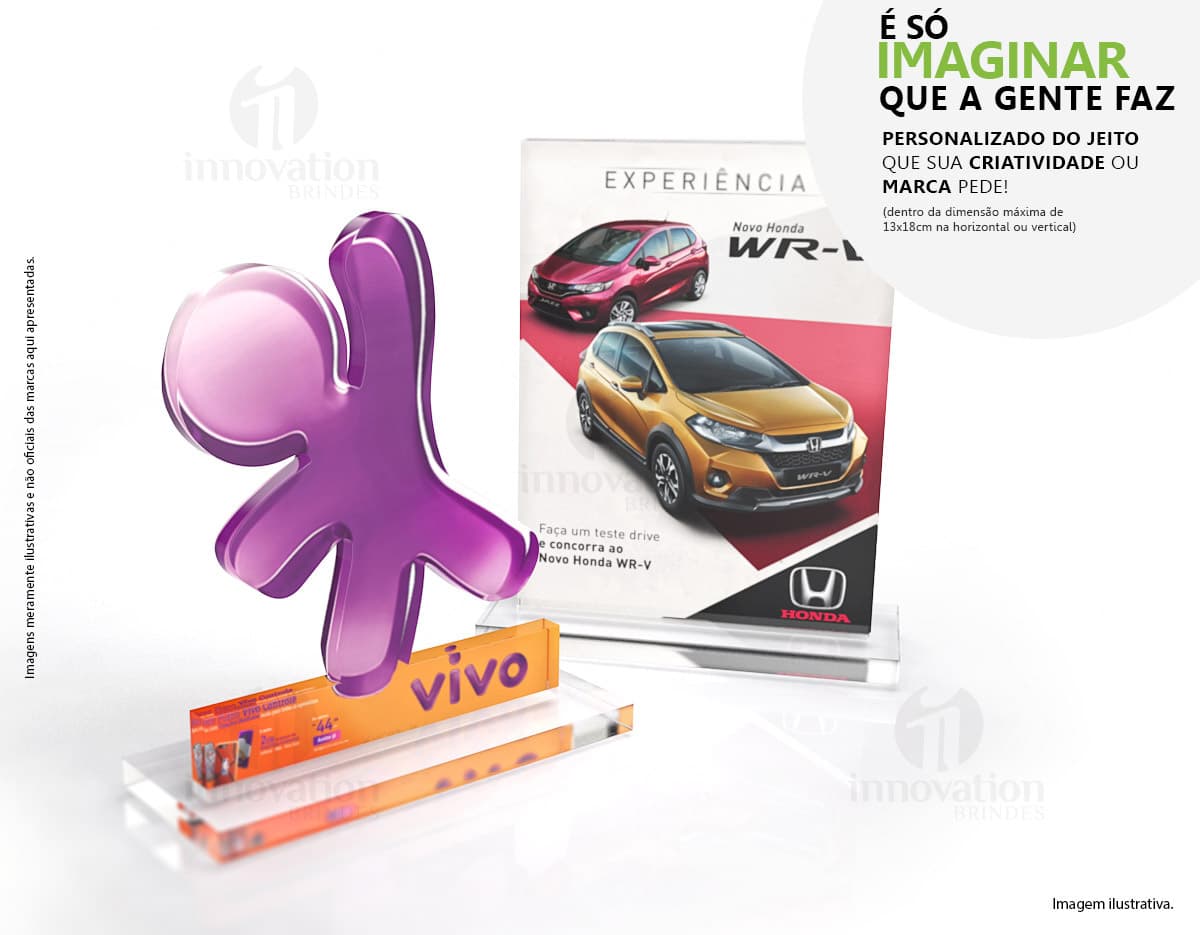 Troféu de acrílico - 02, um brinde personalizado de alta qualidade para premiar seu destaque no mundo dos negócios. Com design moderno e sofisticado, este troféu é o símbolo perfeito de reconhecimento e sucesso. Adquira já o seu e destaque-se no mercado com este produto exclusivo. Ideal para premiações corporativas e eventos de premiação. Garanta o seu troféu de acrílico - 02 e celebre suas conquistas!