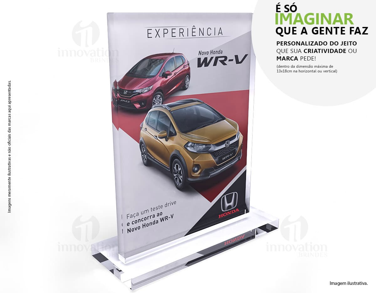 Troféu de Acrílico - 02: Design moderno e elegante para premiações de destaque. Ideal para reconhecer o talento e dedicação da sua equipe. Personalize com o seu logo e destaque-se no mercado! Aproveite a qualidade e durabilidade desse brinde exclusivo. Além de ser uma ótima opção para valorizar o seu negócio. Invista em reconhecimento e destaque-se no mercado com esse troféu de acrílico!