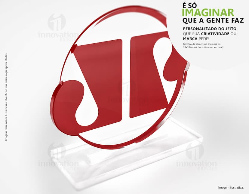 Troféu de acrílico - 01: Brinde personalizado e cheio de brilho para premiações especiais. Design elegante e moderno, ideal para destacar seu evento. Surpreenda com um troféu único em acrílico. Peça já o seu! #troféu #acrílico #brinde #premiação #evento