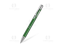 Caneta metálica de cor prateada, escrita fina, design elegante, ideal para uso no escritório, escola ou em casa. Perfeita