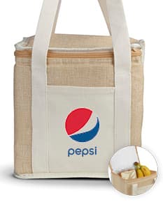 Bolsa Térmica em algodão e Juta