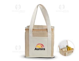 Bolsa Térmica em algodão e Juta