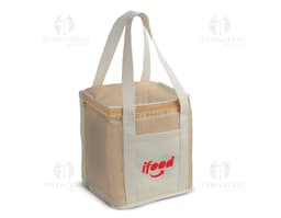 Bolsa Térmica em algodão e Juta
