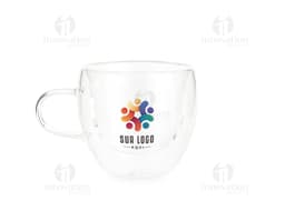 Xícara de Vidro 70ml para bebidas quentes e frias, ideal para chás, cafés e outras bebidas. Feita em vidro transparente com