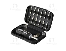 Kit de ferramentas composto por 16 peças, incluindo chave de fenda, martelo, alicate, entre outros. Ideal para uso doméstico