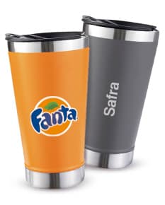 EDELSTAHLBECHER 500ML MIT ÖFFNER