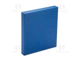Notebook y binder en cuero negro con tapa protectora, vacíos y listos para ser llenados con información de negocios. El kit
