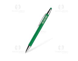 Caneta de metal acionador touch com design elegante e sofisticado, ideal para uso no escritório ou na escola. Suas