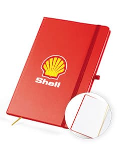 Caderneta fosca sem pauta, com capa amarela e design clean. Ideal para anotações, mensagens e lembretes no escritório, na escola ou em viagens. Objeto de papelaria com simbolo de comunicação e educação.