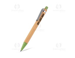 CANETA BAMBU C ESTOJO PAPEL