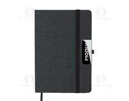 Caderno A5 com capa RPET