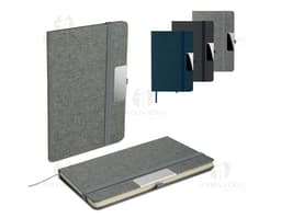 Caderno A5 com capa RPET