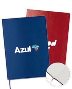 Caderno A5 em PU 21x149cm