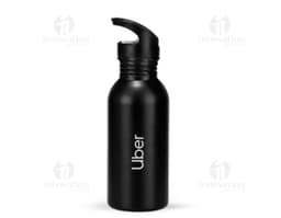 Garrafa de Squeeze Inox 450ml transparente, saudável e refrescante, feita de plástico, com tampa, ideal para água, sumos ou