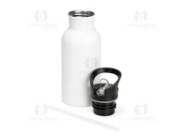 Garrafa de Squeeze Inox 450ml transparente, saudável e refrescante, feita de plástico, com tampa, ideal para água, sumos ou