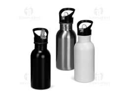 Garrafa de Squeeze Inox 450ml transparente, saudável e refrescante, feita de plástico, com tampa, ideal para água, sumos ou