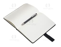 Kit Escritório com desktop computer, printer, phone, notebook, keyboard, mouse, briefcase, and other office equipment on