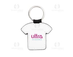 CHAVEIRO DE COURO SINTÉTICO CAMISETA