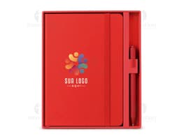 Kit Executivo 2 Peças com caderno, pasta, em branco, livro, papel, cobertura protetora, escritório, vazio, documento