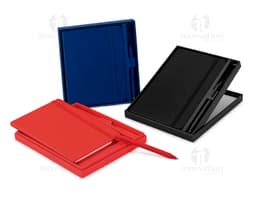 Kit Executivo 2 Peças com caderno, pasta, em branco, livro, papel, cobertura protetora, escritório, vazio, documento