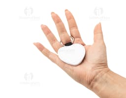 LLAVERO DE CUERO SINTÉTICO CORAZÓN