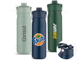 THERMAL WATER BOTTLE WITH HANDLE 600ML
