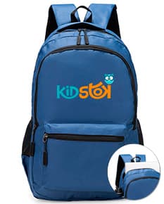 Mochila de poliéster preta de 23L, moderna e adequada para transporte de equipamentos esportivos e objetos de viagem. Carrega um único compartimento com zíper, alça de couro e alças ajustáveis. Ideal para viagens de negócios, lazer ou escolares, com design profissional e resistente para uso diário.