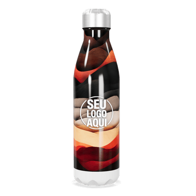 Garrafa Inox Estampada Colorida 750ml personalizado