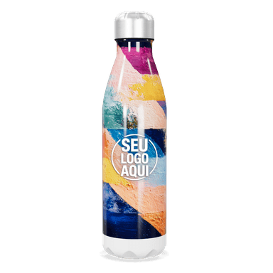 Garrafa Inox Estampada Colorida 750ml personalizado