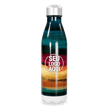 Garrafa Inox Listrada Colorida 750ml personalizado
