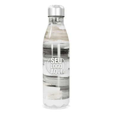Garrafa Inox Listras Neutras 750ml personalizado