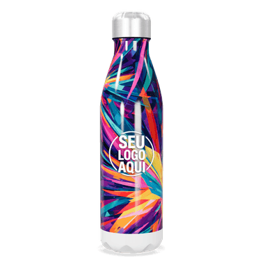 Garrafa Inox Estampa Colorida 750ml personalizado