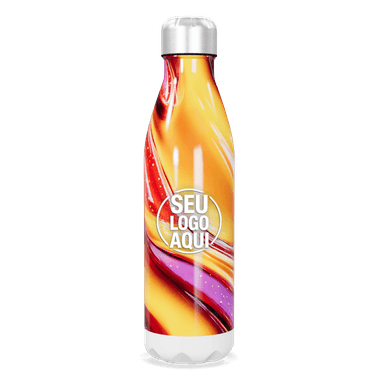 Garrafa Inox Estampa Colorida 750ml personalizado