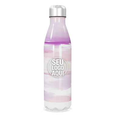 Garrafa Inox Rosa Pastel 750ml personalizado