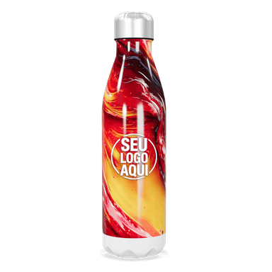 Garrafa Inox Estampada Colorida 750ml personalizado