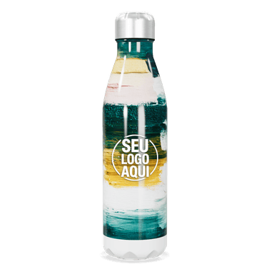 Garrafa Inox Pintura Colorida 750ml personalizado