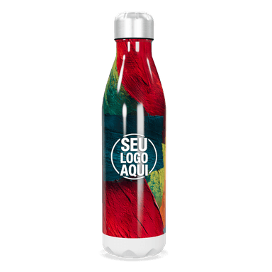Garrafa Inox Estampada Colorida 750ml personalizado