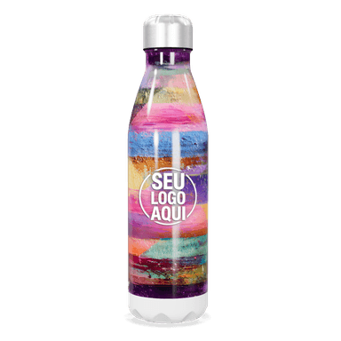 Garrafa Inox Colorida Multicolorida 750ml personalizado