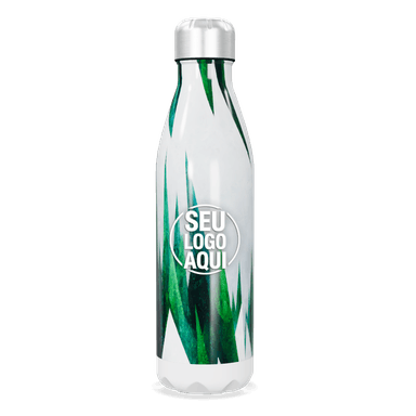 Garrafa Inox Folhas Verdes 750ml personalizado